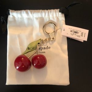 Brand New Kate Spade Cherries Key Chain